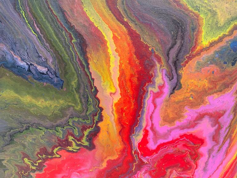 Original Abstract Expressionism Abstract Painting by Philip Leister