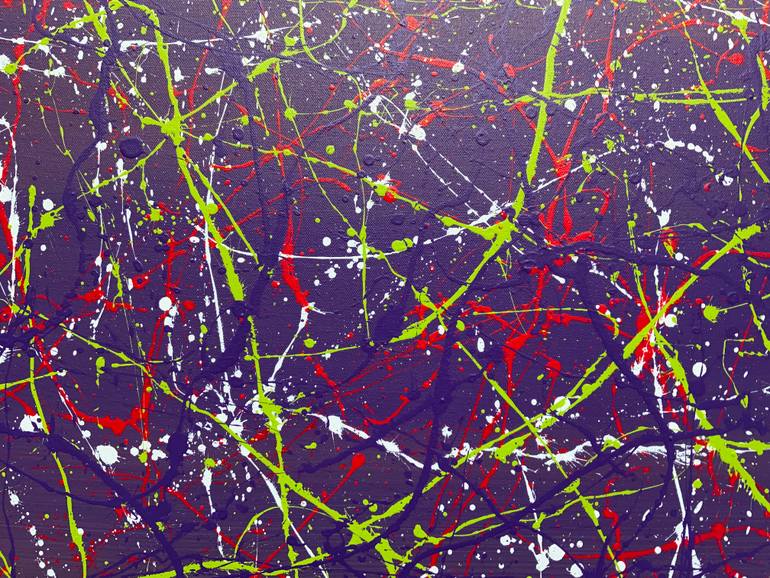 Original Abstract Expressionism Abstract Painting by Philip Leister