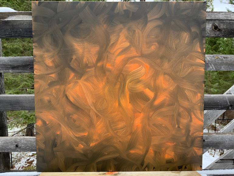 Original Abstract Expressionism Abstract Painting by Philip Leister
