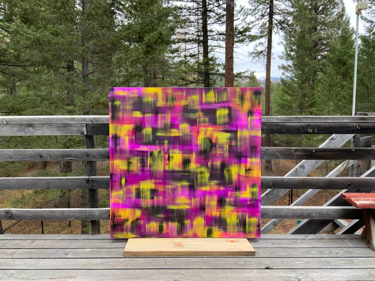 Original Abstract Expressionism Abstract Painting by Philip Leister