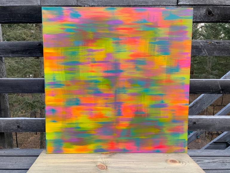 Original Abstract Expressionism Abstract Painting by Philip Leister
