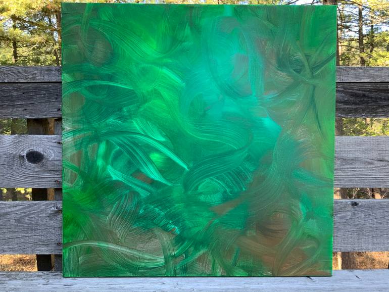 Original Abstract Expressionism Abstract Painting by Philip Leister