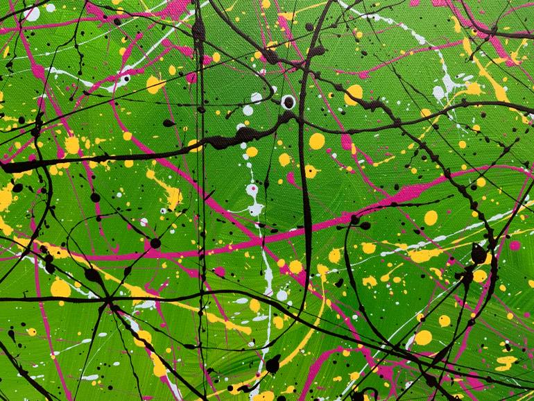 Original Abstract Expressionism Abstract Painting by Philip Leister