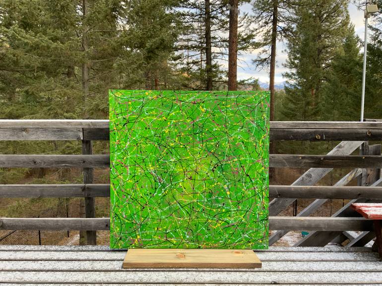 Original Abstract Expressionism Abstract Painting by Philip Leister