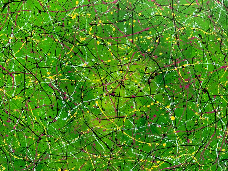 Original Abstract Expressionism Abstract Painting by Philip Leister