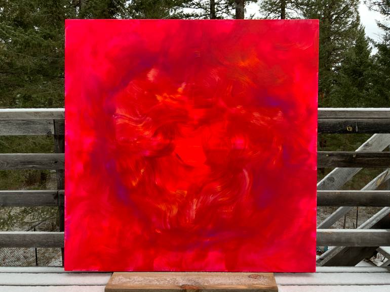 Original Abstract Expressionism Abstract Painting by Philip Leister
