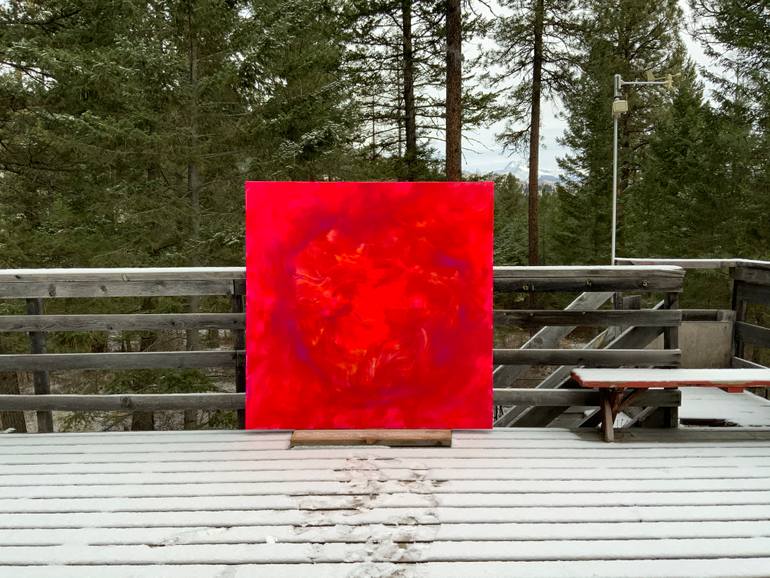Original Abstract Expressionism Abstract Painting by Philip Leister