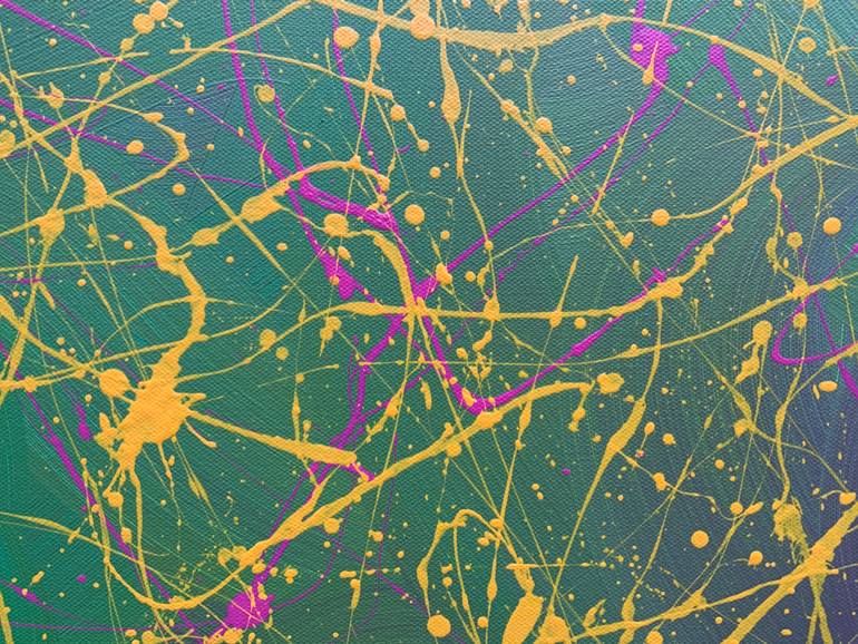 Original Abstract Expressionism Abstract Painting by Philip Leister