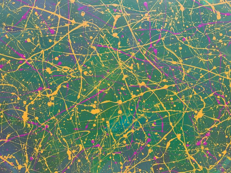 Original Abstract Expressionism Abstract Painting by Philip Leister