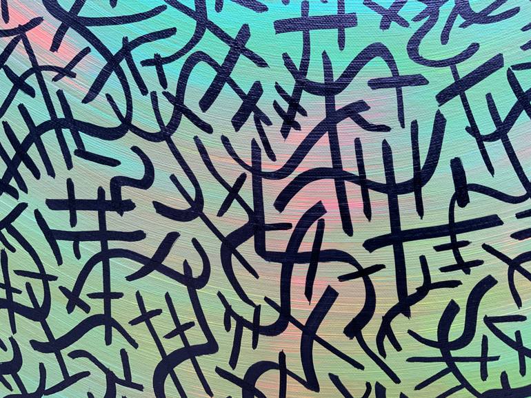 Original Abstract Expressionism Abstract Drawing by Philip Leister
