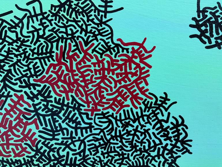 Original Abstract Expressionism Abstract Drawing by Philip Leister