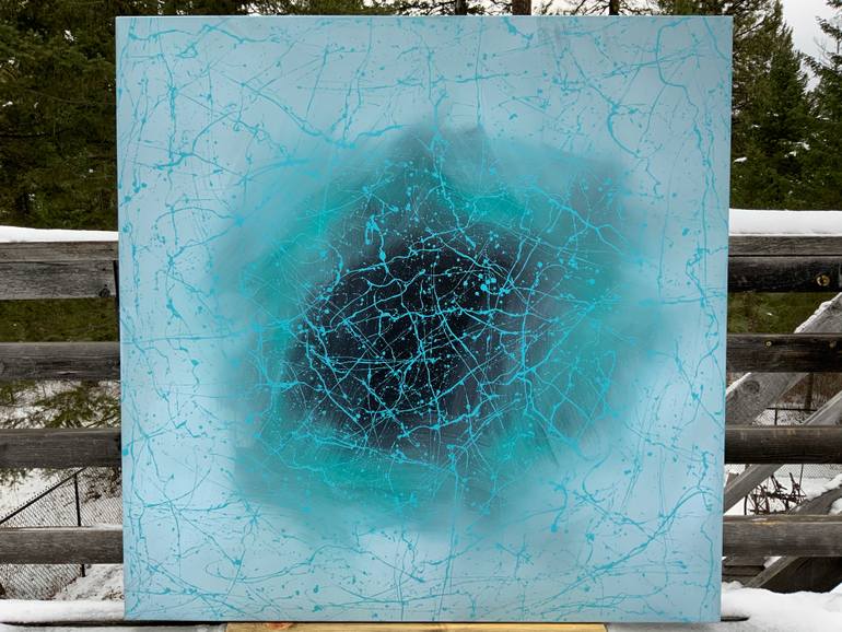 Original Abstract Expressionism Abstract Painting by Philip Leister