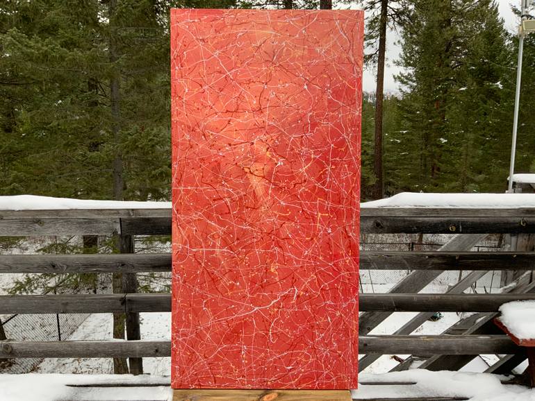 Original Abstract Expressionism Abstract Painting by Philip Leister