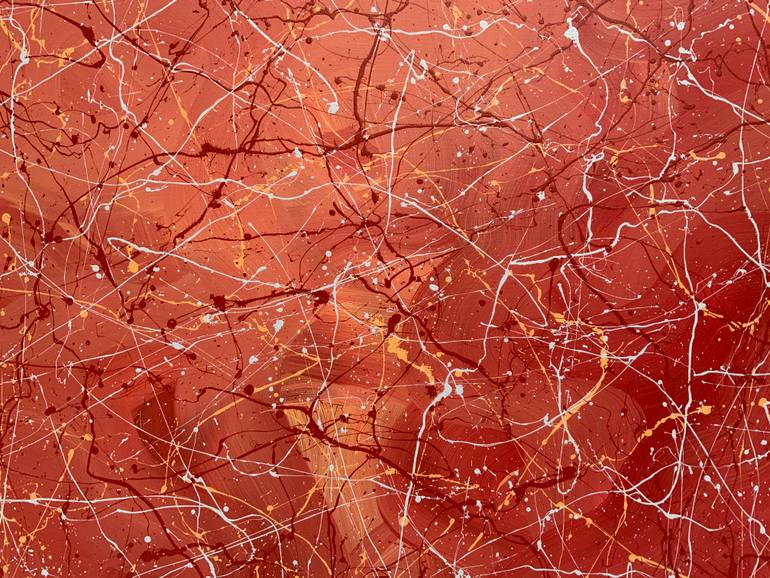 Original Abstract Expressionism Abstract Painting by Philip Leister