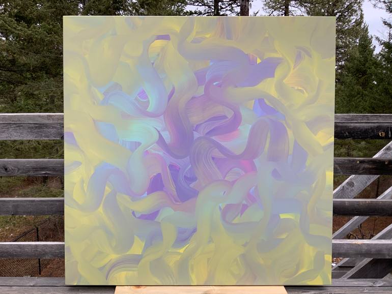 Original Abstract Expressionism Abstract Painting by Philip Leister