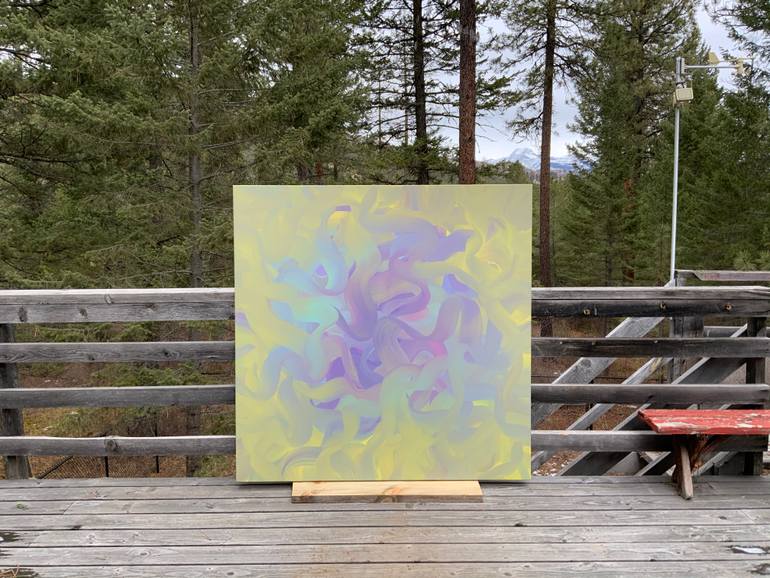 Original Abstract Expressionism Abstract Painting by Philip Leister