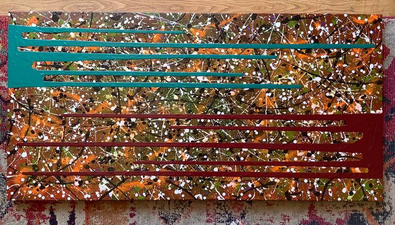 Original Abstract Expressionism Abstract Painting by Philip Leister