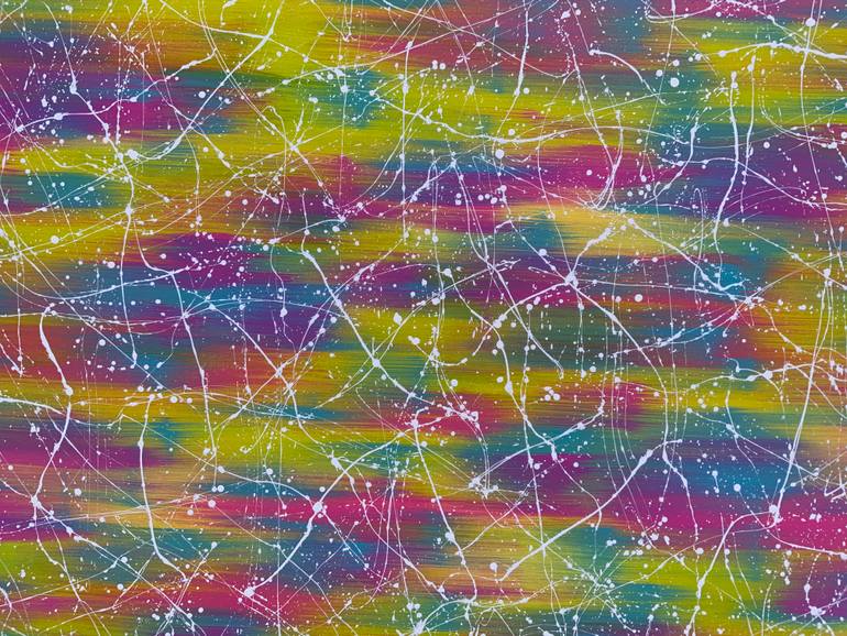 Original Abstract Expressionism Abstract Painting by Philip Leister