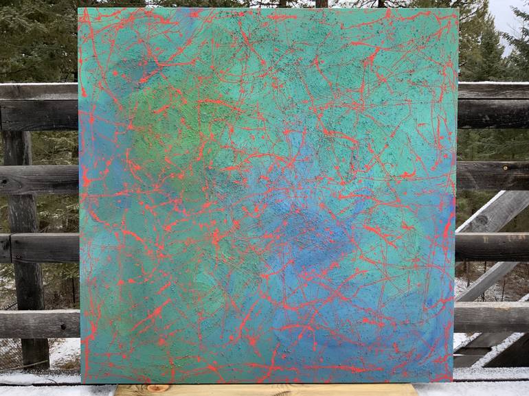 Original Abstract Painting by Philip Leister