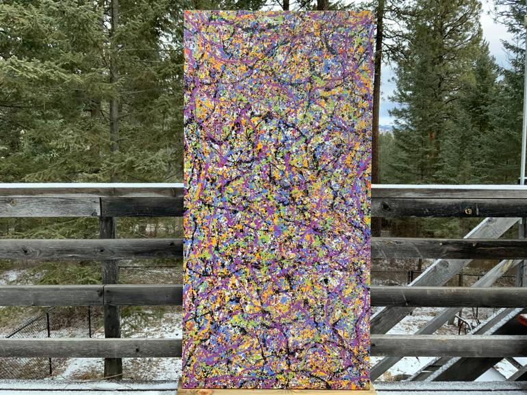 Original Abstract Expressionism Abstract Painting by Philip Leister