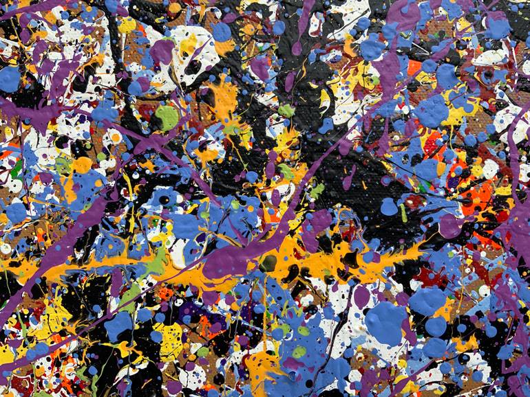 Original Abstract Expressionism Abstract Painting by Philip Leister