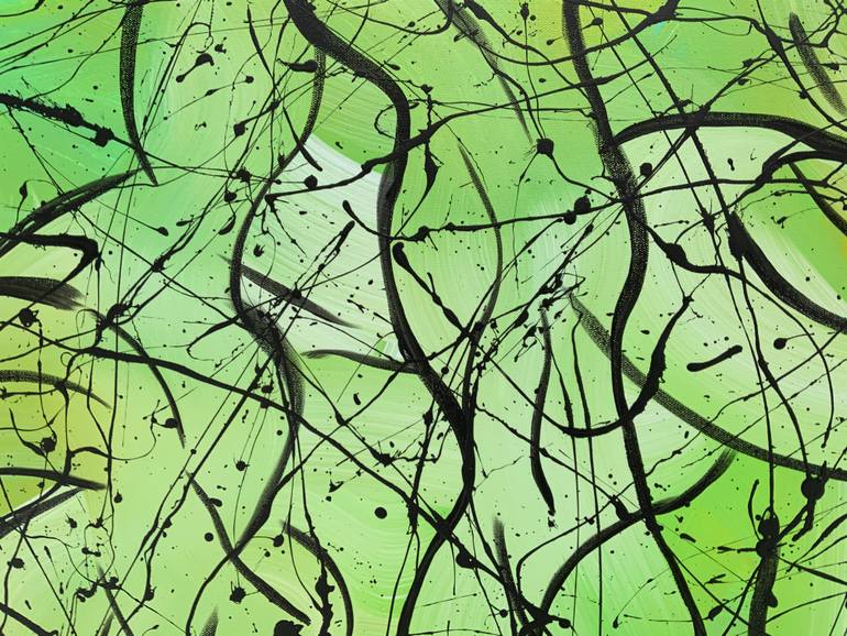 Original Abstract Expressionism Abstract Painting by Philip Leister