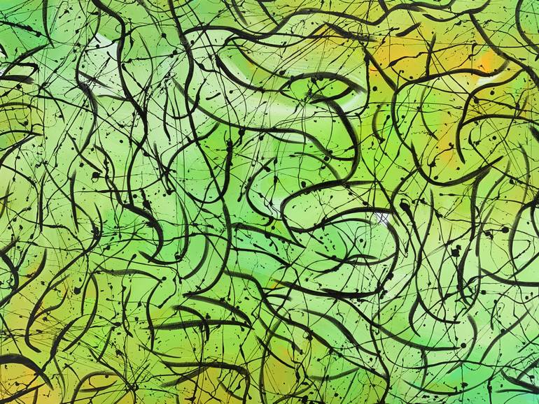 Original Abstract Expressionism Abstract Painting by Philip Leister