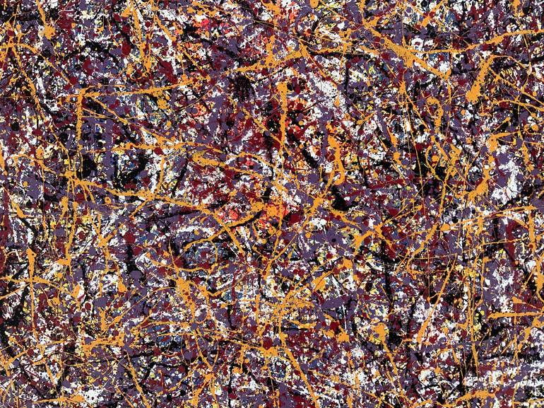 Original Abstract Expressionism Abstract Painting by Philip Leister
