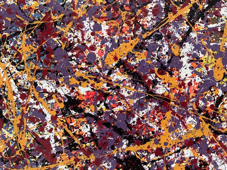 Original Abstract Expressionism Abstract Painting by Philip Leister