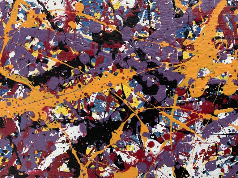 Original Abstract Expressionism Abstract Painting by Philip Leister