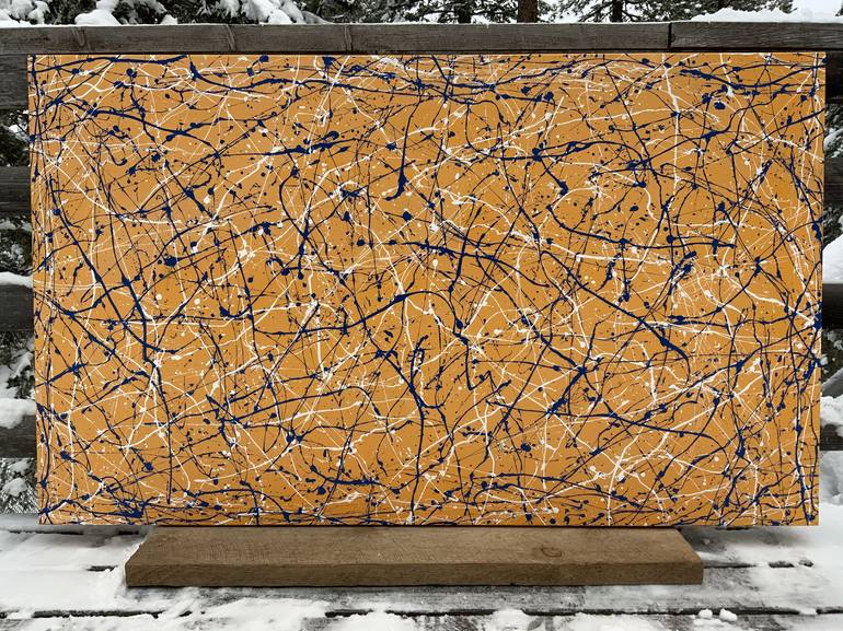 Original Abstract Expressionism Abstract Painting by Philip Leister