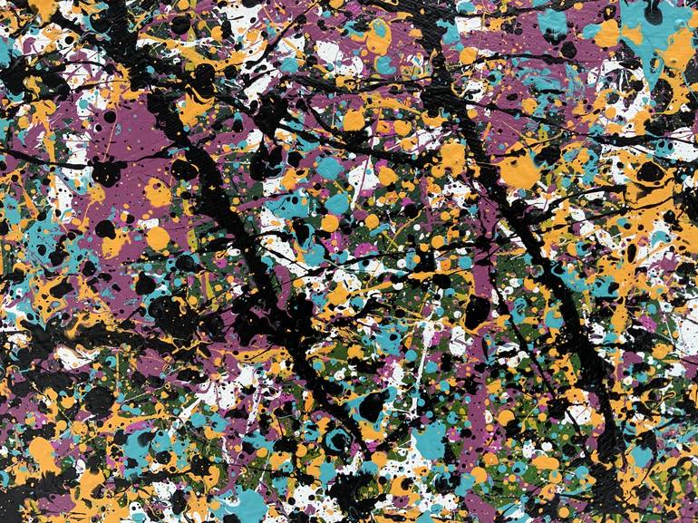 Original Abstract Expressionism Abstract Painting by Philip Leister