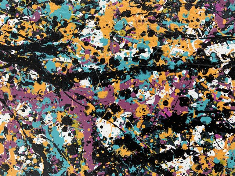 Original Abstract Expressionism Abstract Painting by Philip Leister