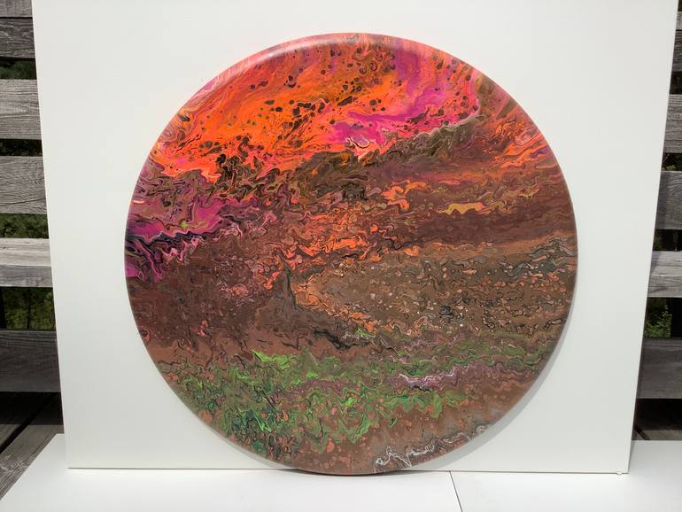 Original Abstract Expressionism Abstract Painting by Philip Leister