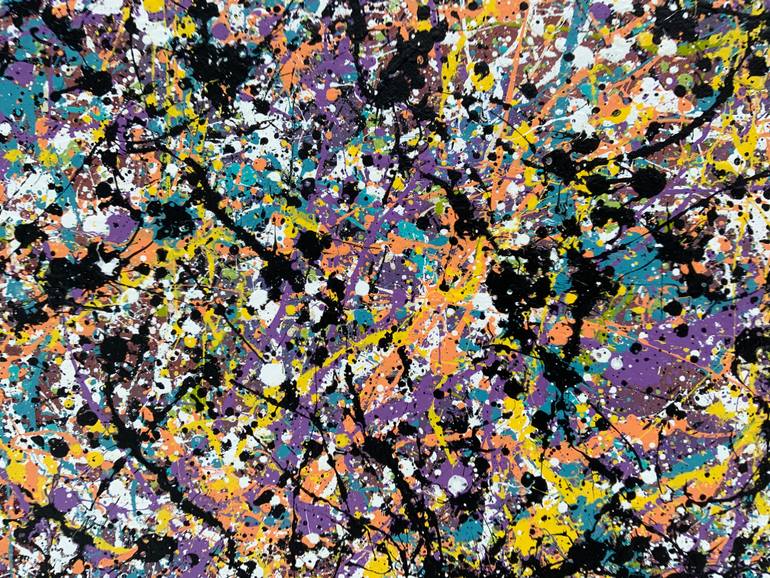 Original Abstract Expressionism Abstract Painting by Philip Leister