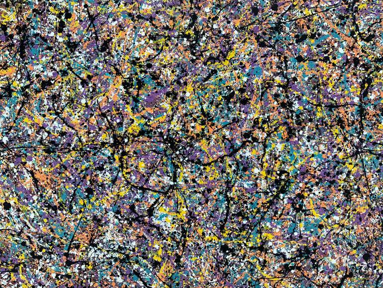 Original Abstract Expressionism Abstract Painting by Philip Leister