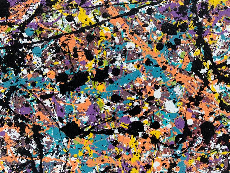 Original Abstract Expressionism Abstract Painting by Philip Leister