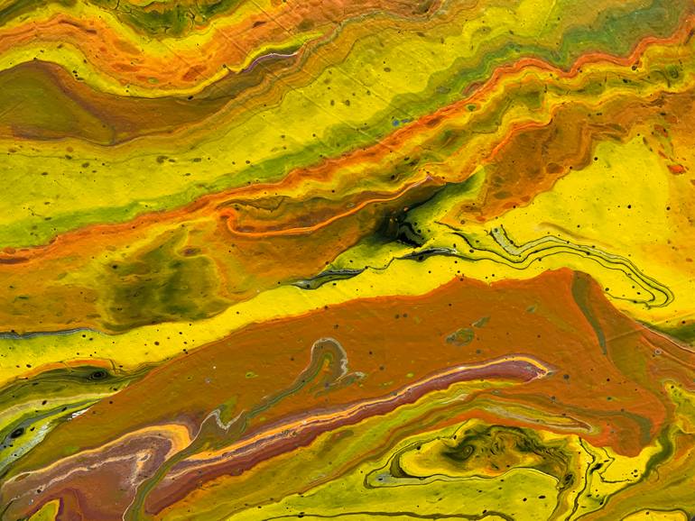Original Abstract Expressionism Abstract Painting by Philip Leister