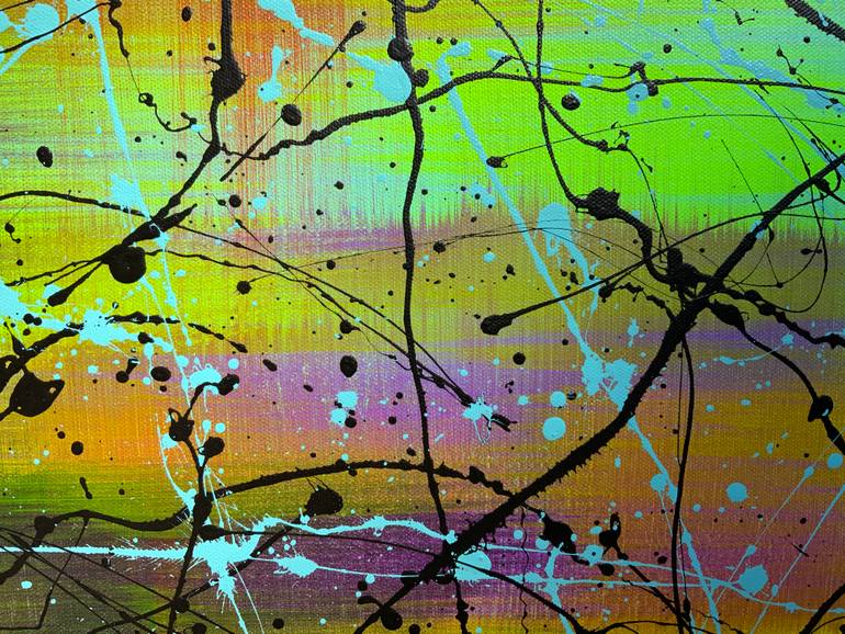 Original Abstract Expressionism Abstract Painting by Philip Leister