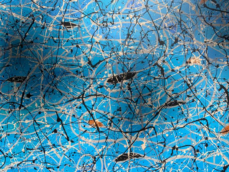 Original Abstract Expressionism Abstract Painting by Philip Leister