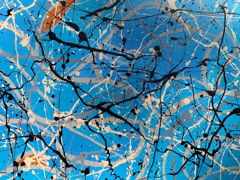 Original Abstract Expressionism Abstract Painting by Philip Leister