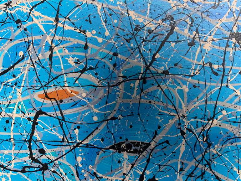 Original Abstract Expressionism Abstract Painting by Philip Leister