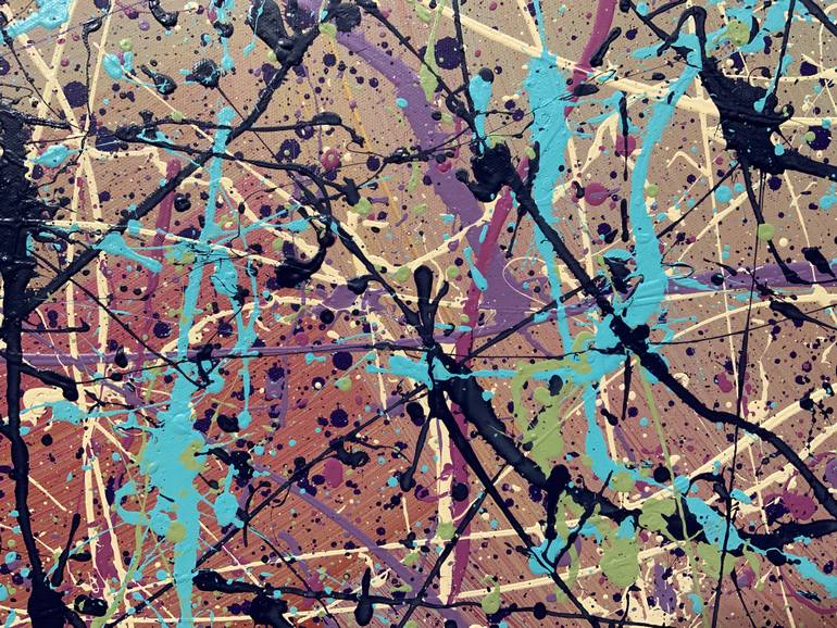 Original Abstract Expressionism Abstract Painting by Philip Leister