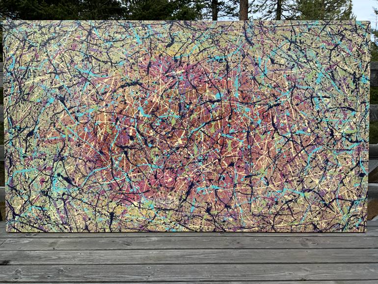 Original Abstract Expressionism Abstract Painting by Philip Leister