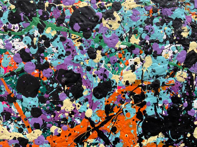 Original Abstract Expressionism Abstract Painting by Philip Leister
