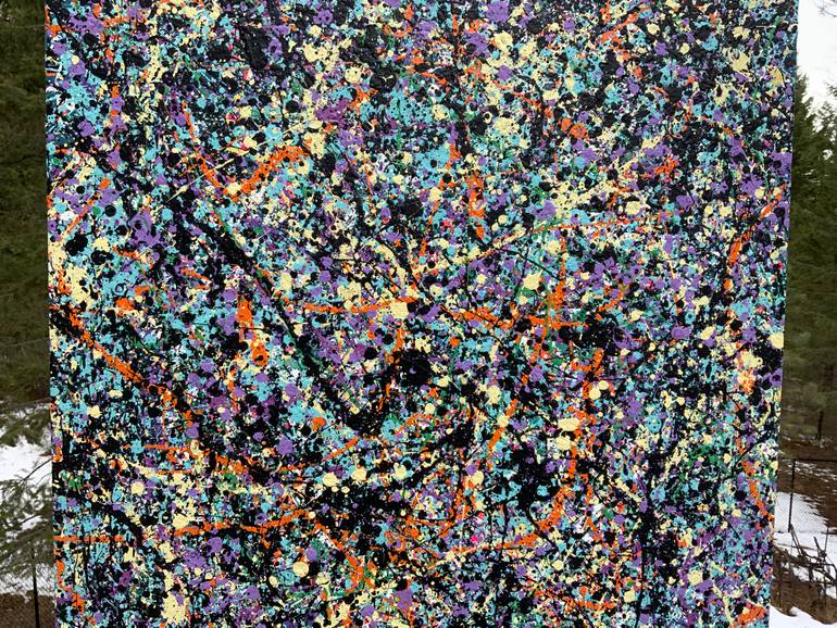 Original Abstract Expressionism Abstract Painting by Philip Leister