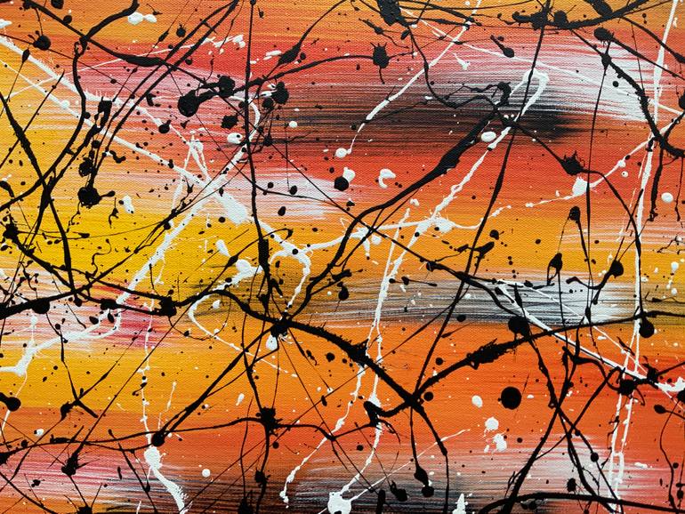 Original Abstract Expressionism Abstract Painting by Philip Leister