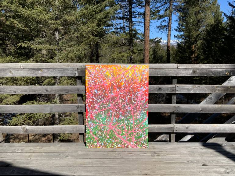 Original Abstract Expressionism Abstract Painting by Philip Leister