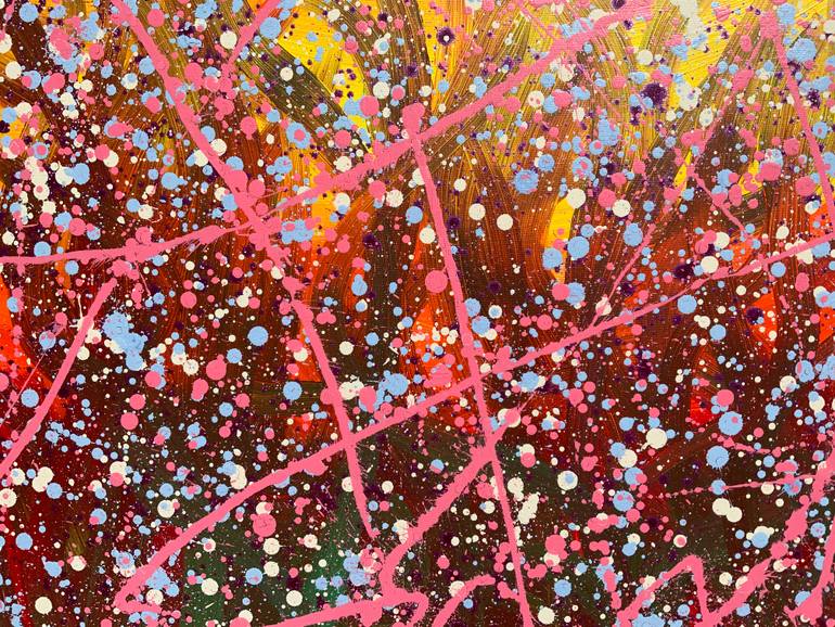 Original Abstract Expressionism Abstract Painting by Philip Leister