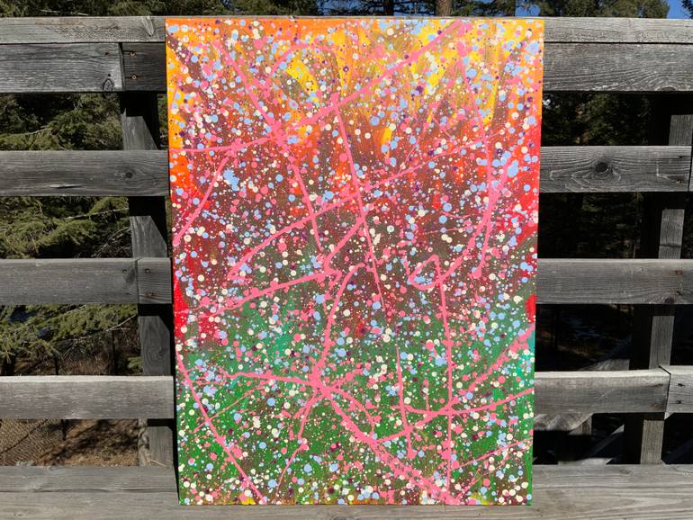 Original Abstract Expressionism Abstract Painting by Philip Leister